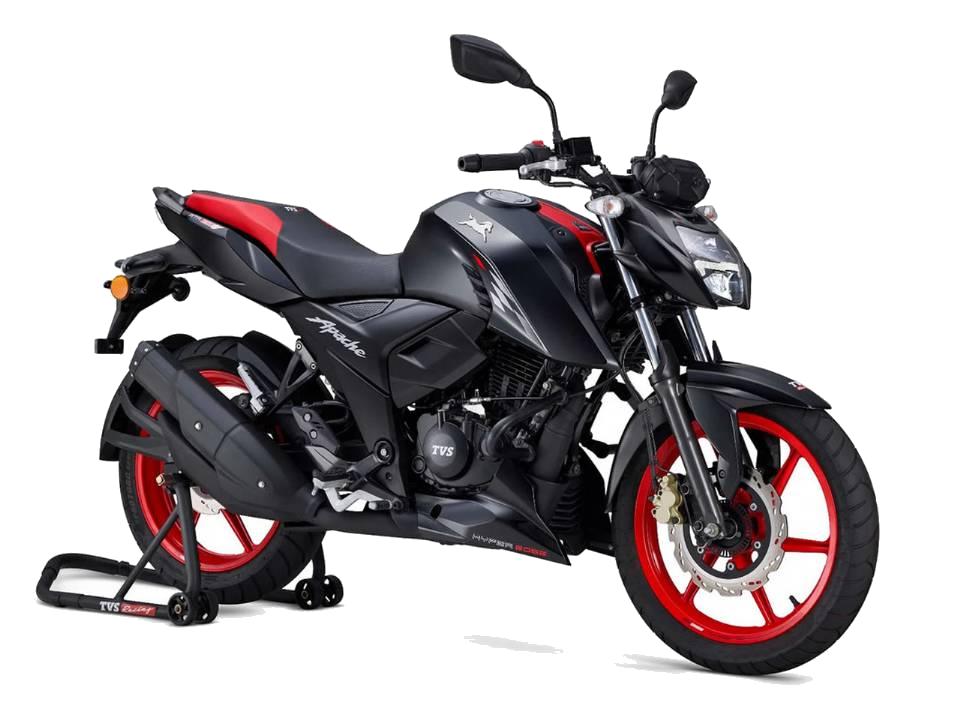 TVS Apache RTR 160 4V de frente